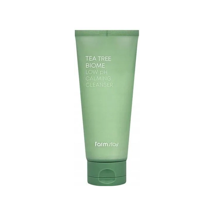 FARMSTAY Tea Tree Biome pianka oczyszczająca do twarzy o niskim PH 180ml 