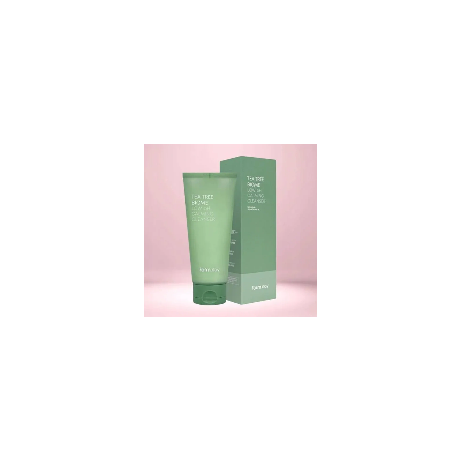 FARMSTAY Tea Tree Biome pianka oczyszczająca do twarzy o niskim PH 180ml 