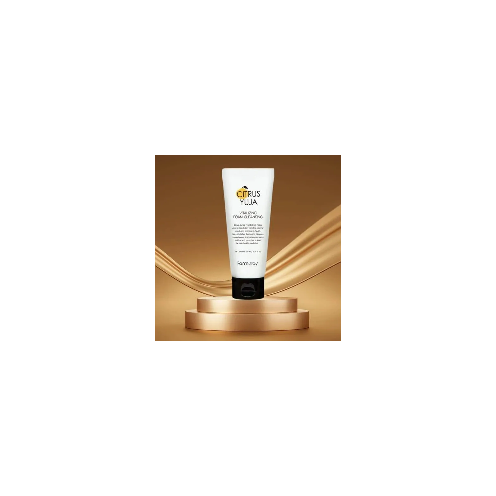 FARMSTAY Citrus Yuja pianka do mycia twarzy rewitalizująca 100ml 