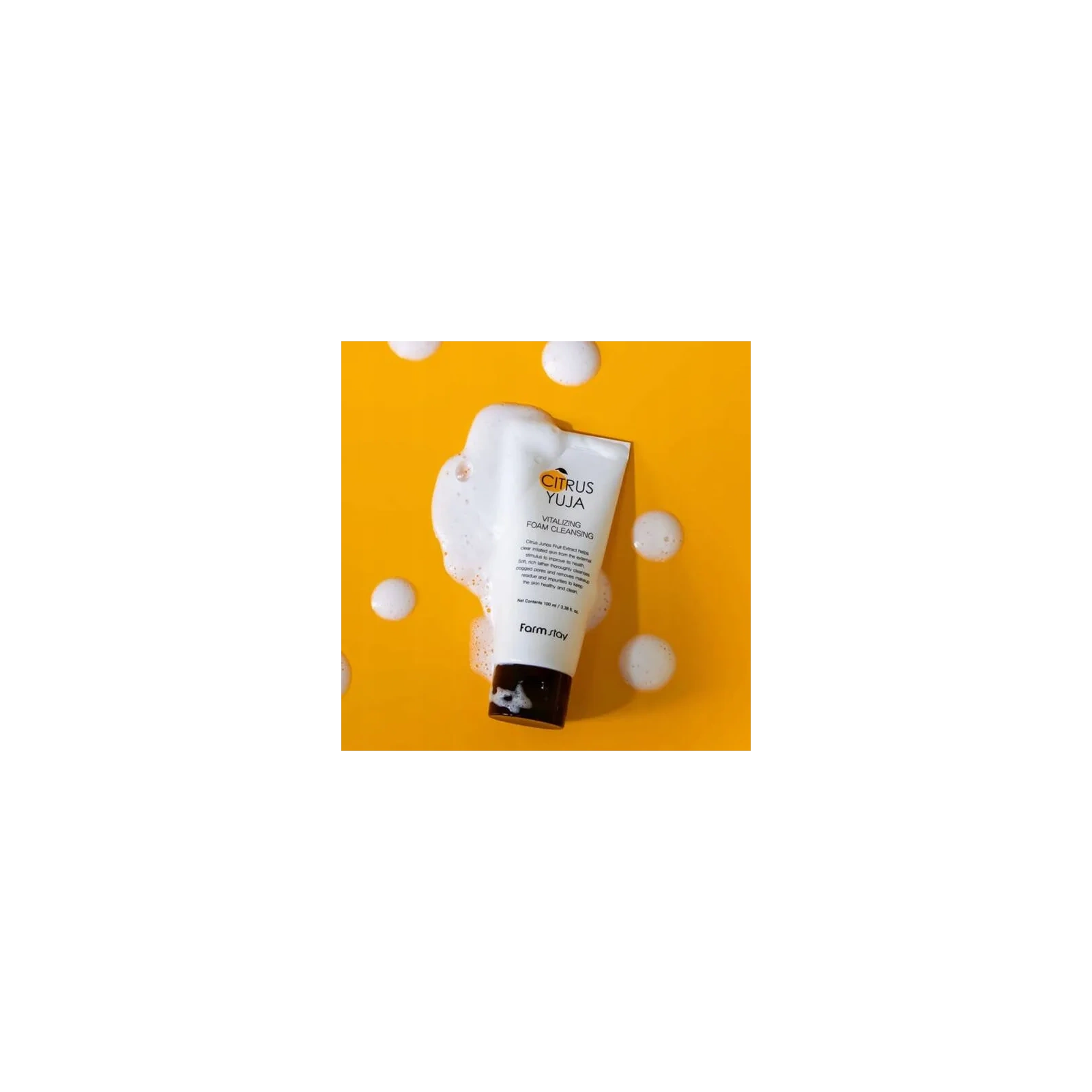 FARMSTAY Citrus Yuja pianka do mycia twarzy rewitalizująca 100ml 