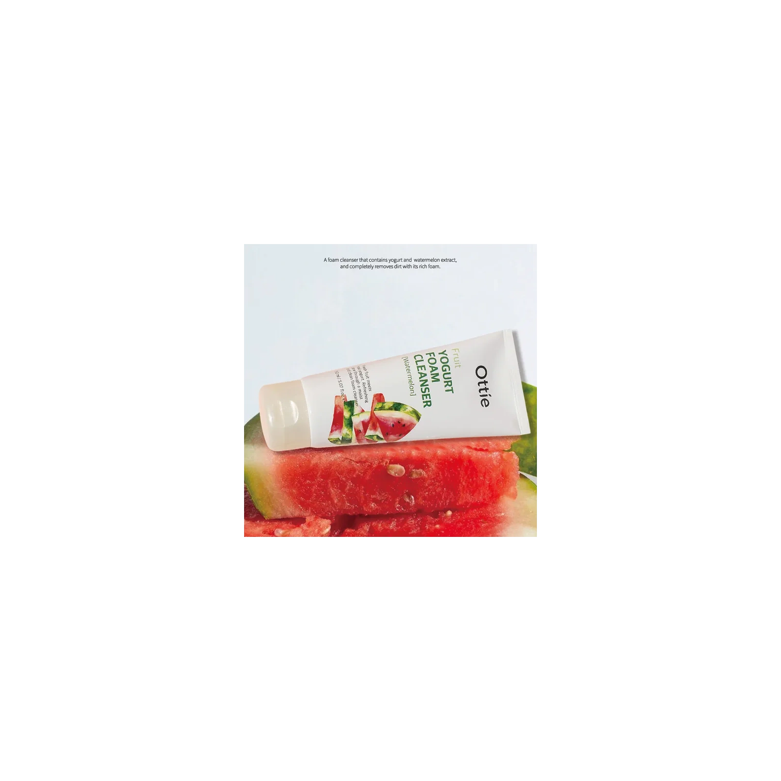 OTTIE Fruit Yogurt Foam Cleanser pianka oczyszczająca do twarzy Watermelon 150ml 