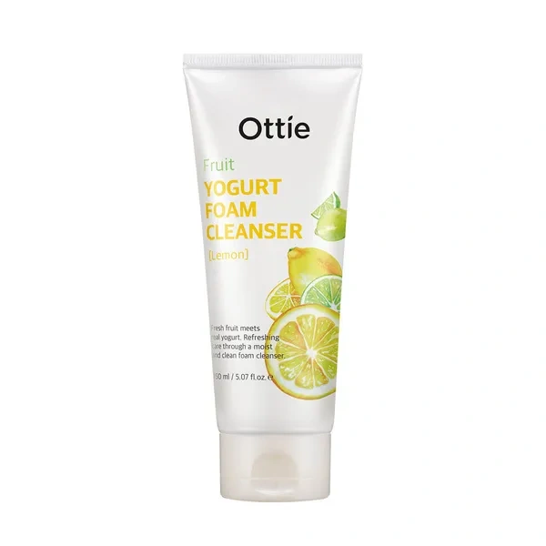 OTTIE Fruit Yogurt Foam Cleanser pianka oczyszczająca do twarzy Lemon 150ml 