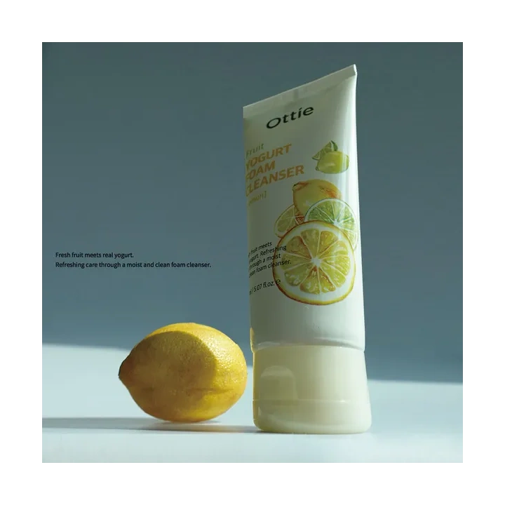 OTTIE Fruit Yogurt Foam Cleanser pianka oczyszczająca do twarzy Lemon 150ml 