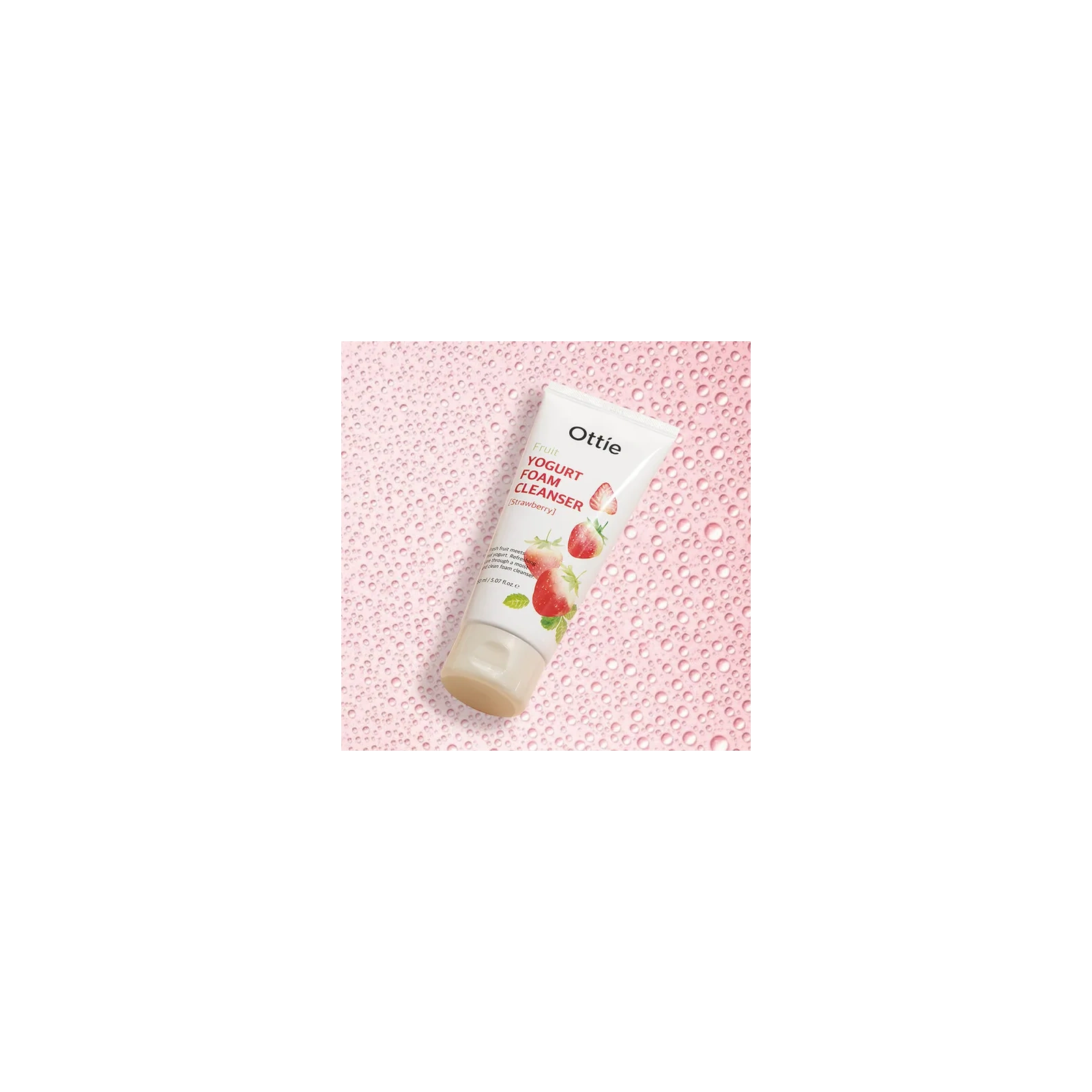 OTTIE Fruit Yogurt Foam Cleanser pianka oczyszczająca do twarzy Stawberry 150ml 