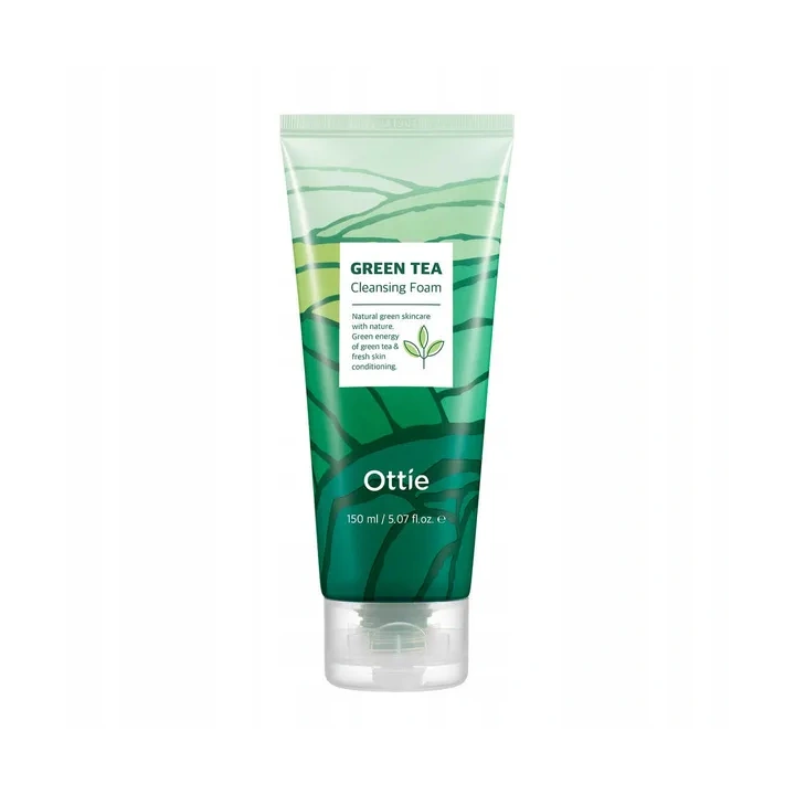 OTTIE Green Tea pianka oczyszczająca do twarzy z Zieloną Herbatą 150ml 