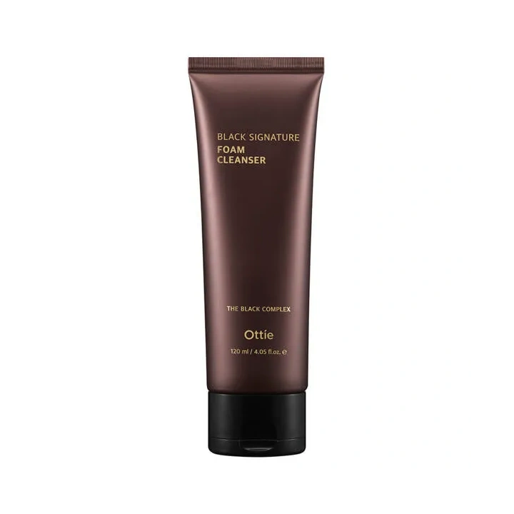 OTTIE Black Signature pianka oczyszczająca do twarzy ze śluzem ślimaka 120ml 