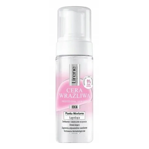 LIRENE Cera Wrażliwa pianka myjąca do twarzy micelarna łagodząca 150ml