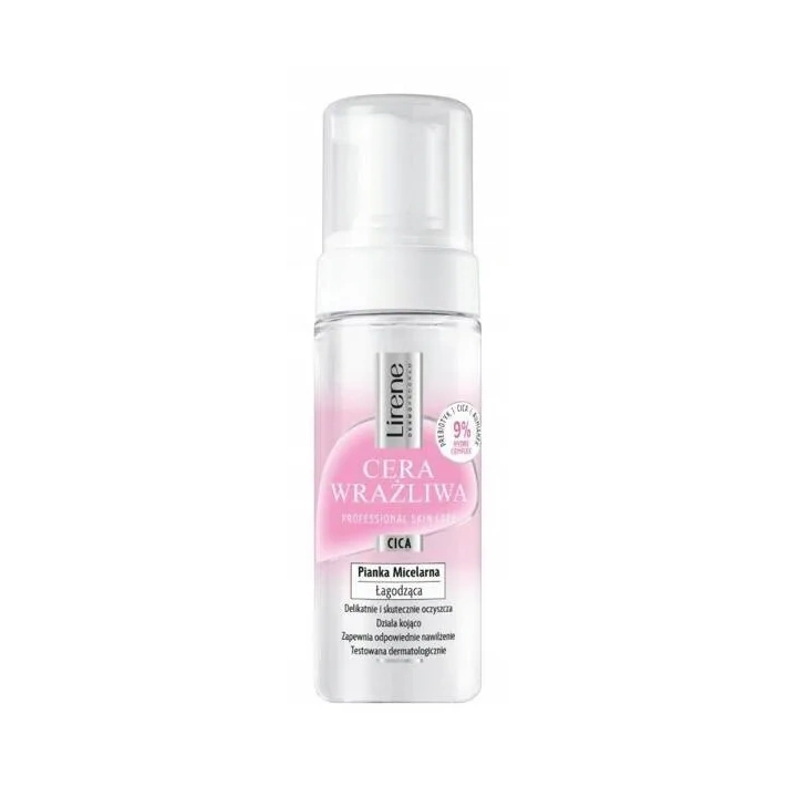 LIRENE Cera Wrażliwa pianka myjąca do twarzy micelarna łagodząca 150ml