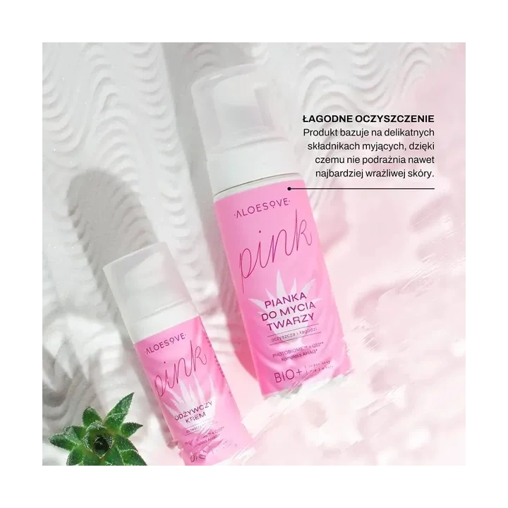 SYLVECO Aloesove Pink pianka do mycia twarzy 150ml