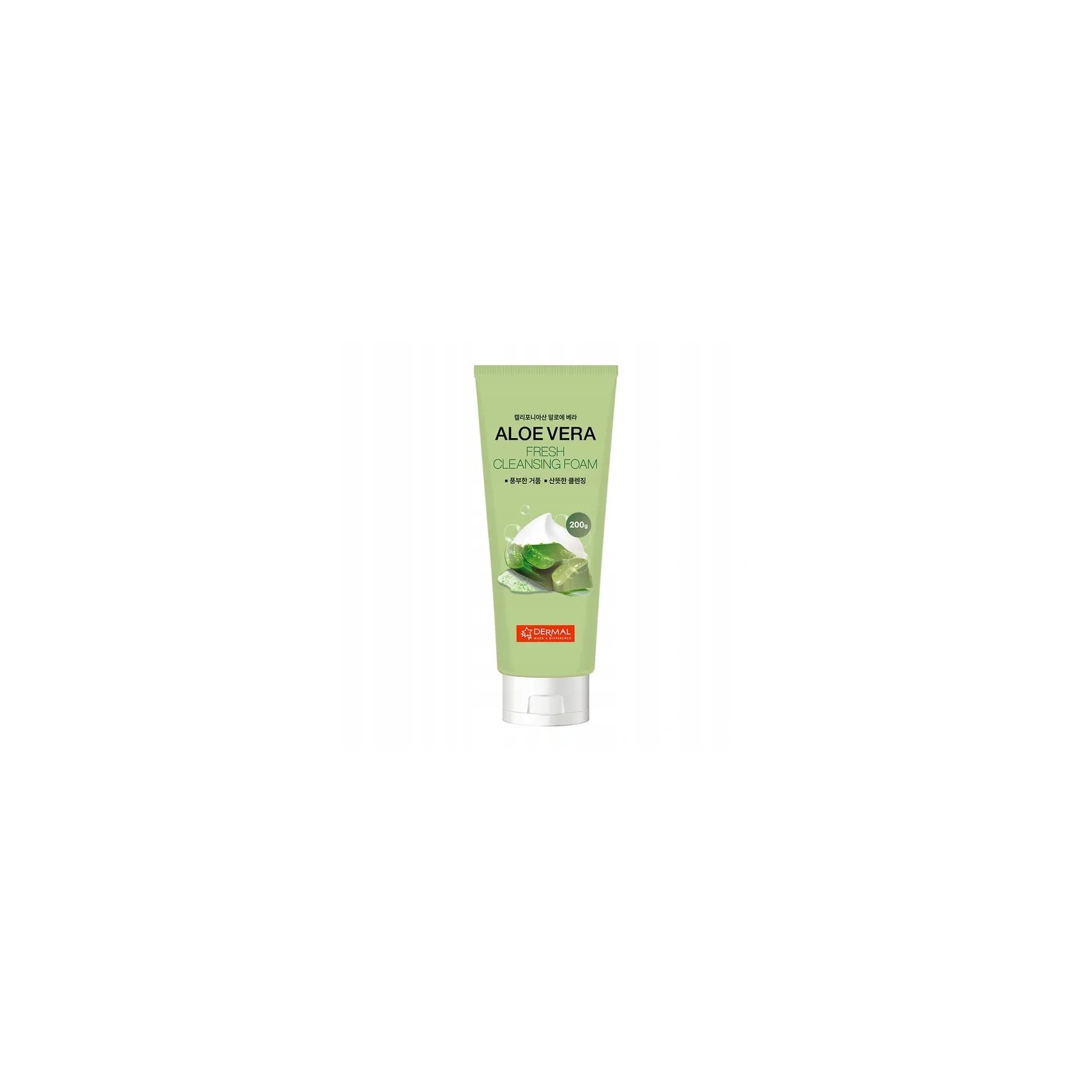 DERMAL Aloe Vera pianka myjąca do twarzy 200g 
