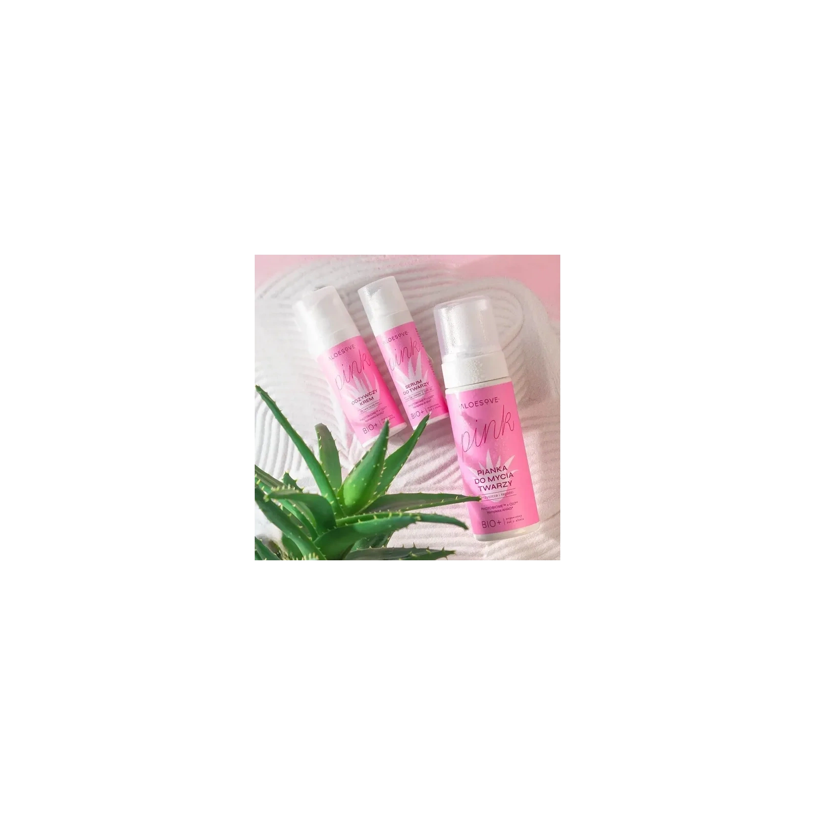 SYLVECO Aloesove Pink pianka do mycia twarzy 150ml