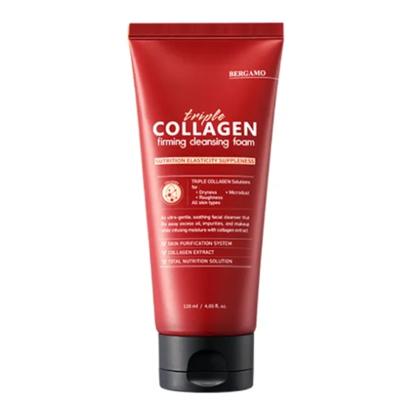 BERGAMO Triple Collagen pianka do twarzy 120ml