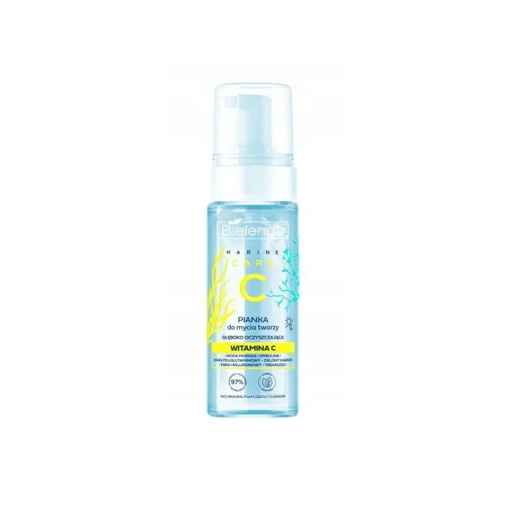 BIELENDA C Marine Care pianka do mycia twarzy głęboko oczyszczająca 150ml