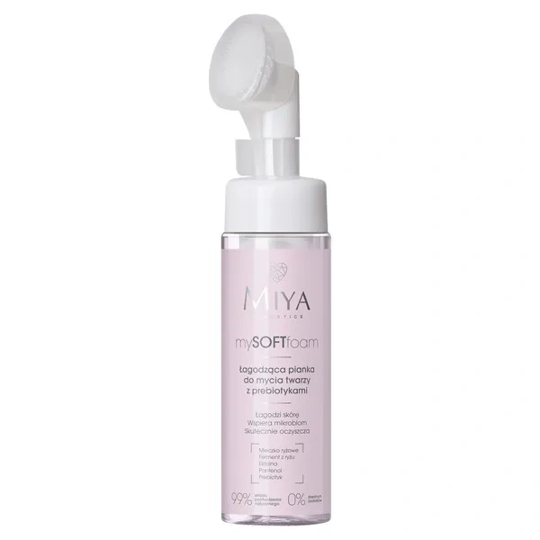 MIYA MySOFTfoam łagodząca pianka do mycia twarzy z probiotykami 150ml