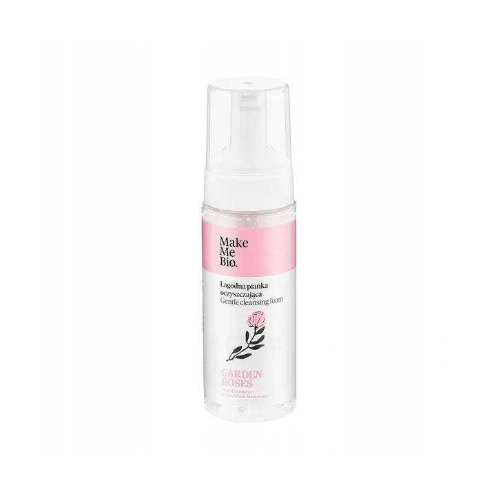 MAKE ME BIO Garden Roses pianka oczyszczająca łagodna 160ml 