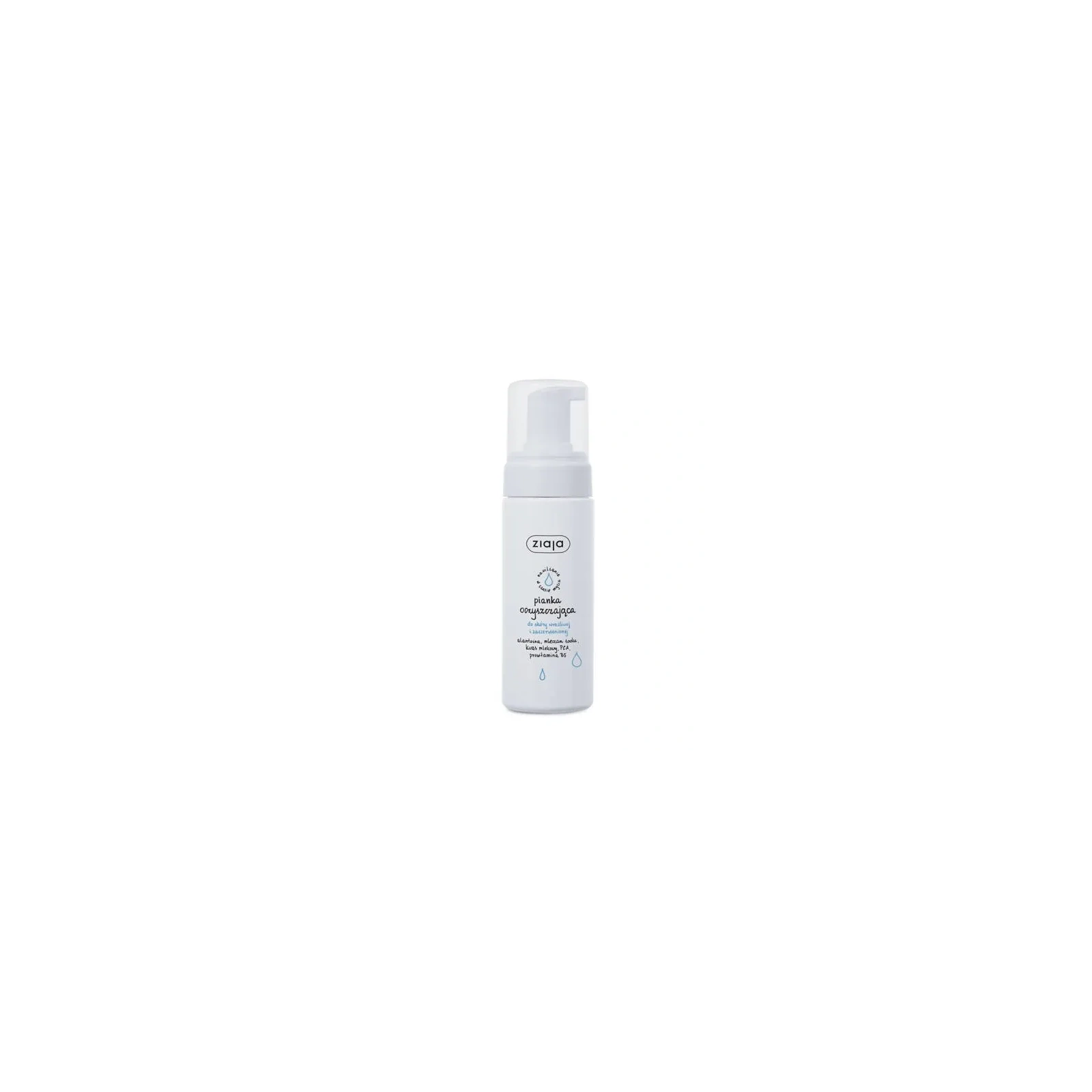 ZIAJA Pianka oczyszczająca do skóry wrażliwej i zaczerwienionej 150ml