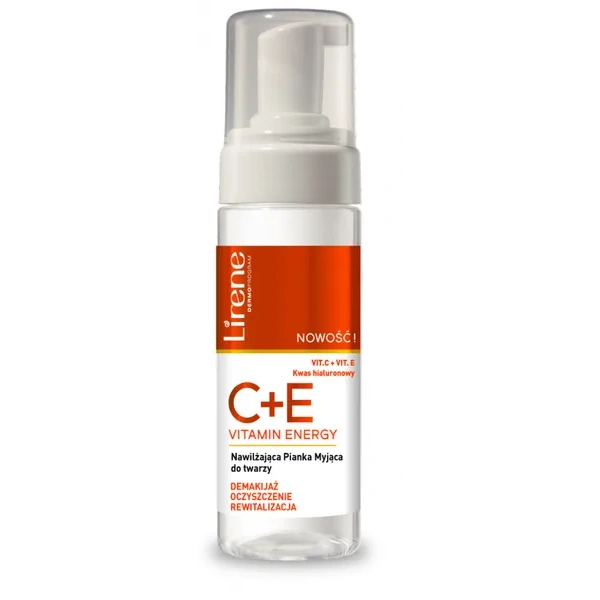 LIRENE Vitamin Energy C+e nawilżająca pianka myjąca 150ml
