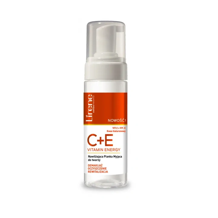 LIRENE Vitamin Energy C+e nawilżająca pianka myjąca 150ml
