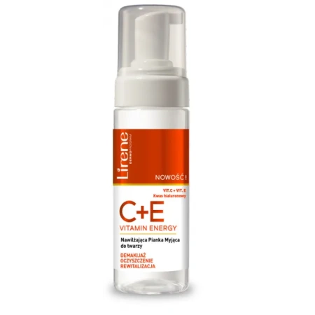 LIRENE Vitamin Energy C+e nawilżająca pianka myjąca 150ml