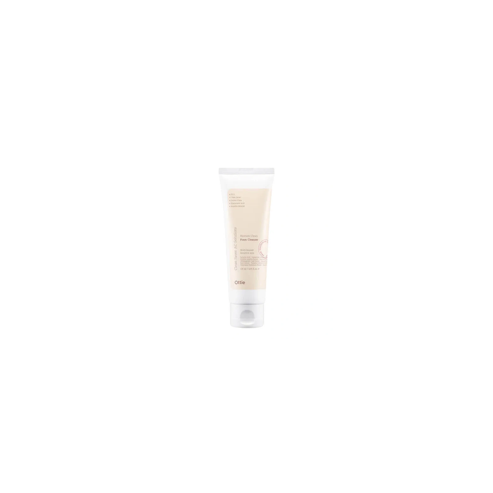 OTTIE Blemish Clean pianka do oczyszczania cery trądzikowej z kwasem salicylowym 120ml