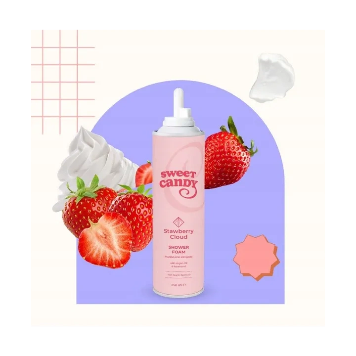 JEAN MARC Sweet Candy pianka pod prysznic Stawberry Cloud 250ml