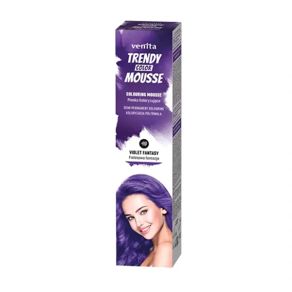 VENITA Trendy Color Mousse pianka koloryzująca 40 Fioletowa Fantazja 75ml