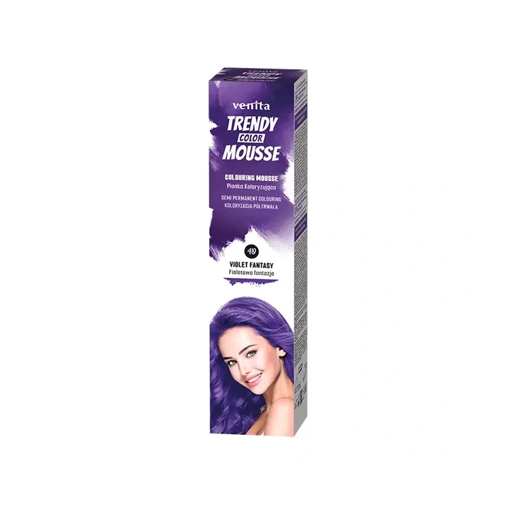VENITA Trendy Color Mousse pianka koloryzująca 40 Fioletowa Fantazja 75ml