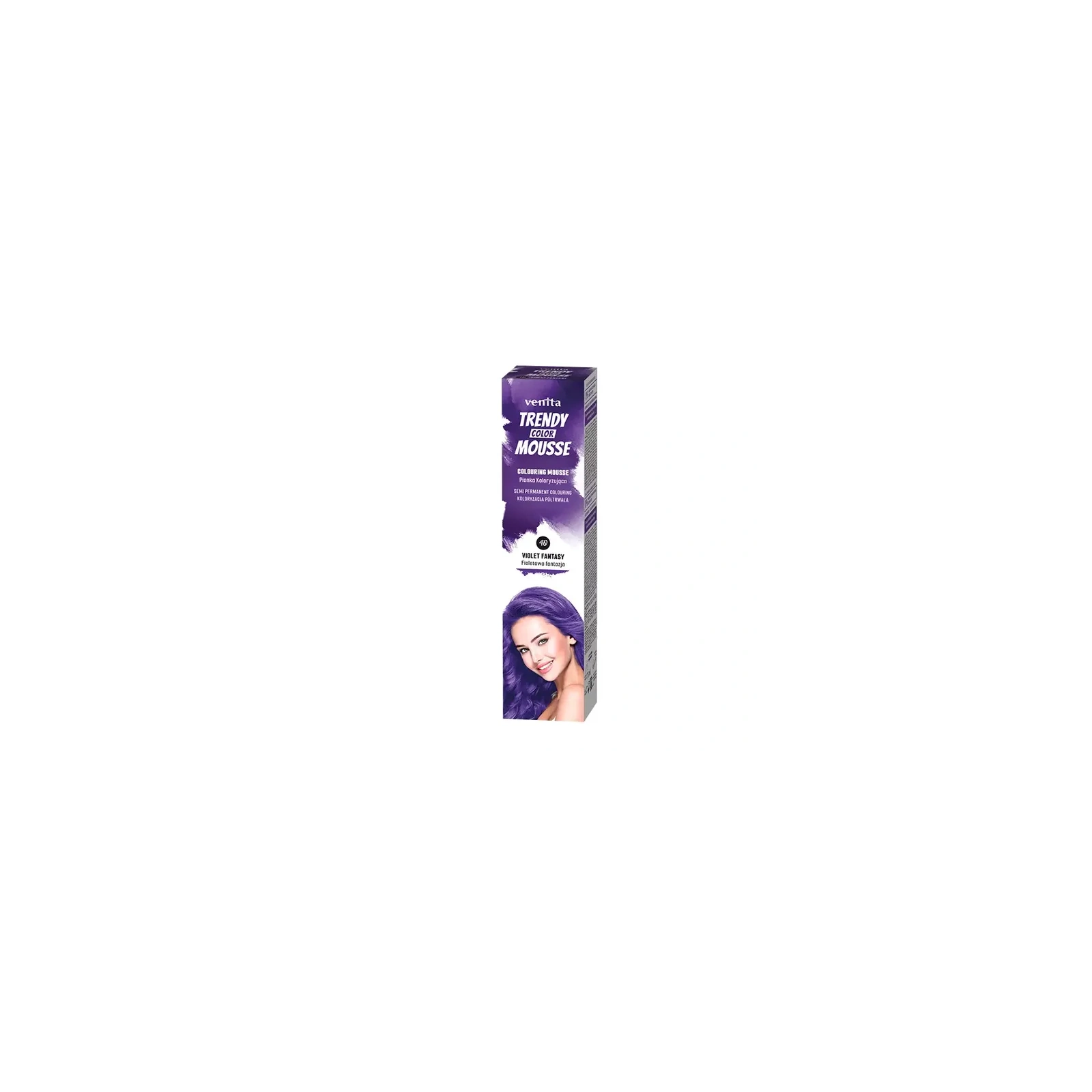 VENITA Trendy Color Mousse pianka koloryzująca 40 Fioletowa Fantazja 75ml