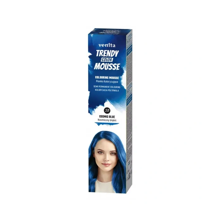 VENITA Trendy Color Mousse pianka koloryzująca 39 Kosmiczny Błękit 75ml