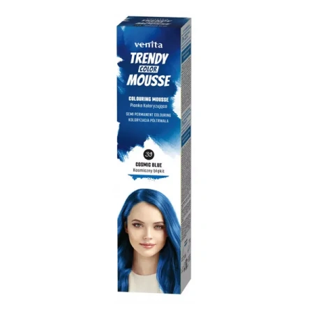 VENITA Trendy Color Mousse pianka koloryzująca 39 Kosmiczny Błękit 75ml