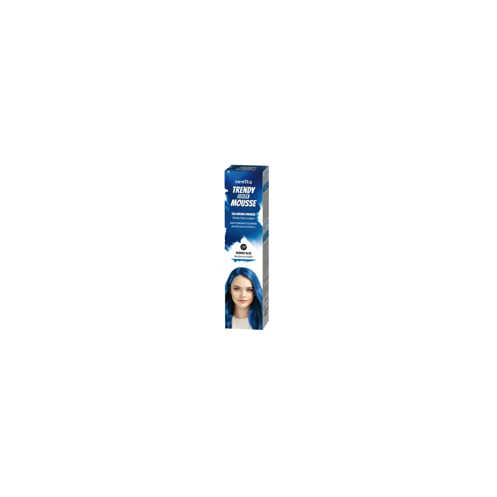 VENITA Trendy Color Mousse pianka koloryzująca 39 Kosmiczny Błękit 75ml