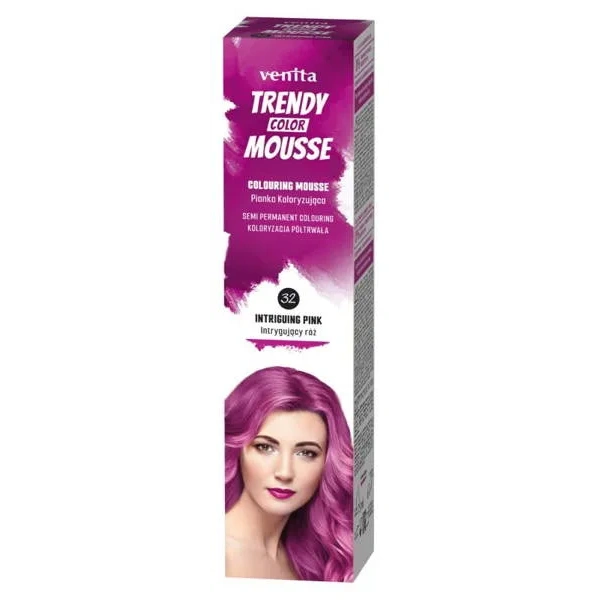 VENITA Trendy Color Mousse pianka koloryzująca 32 Intrygujący Róż 75ml