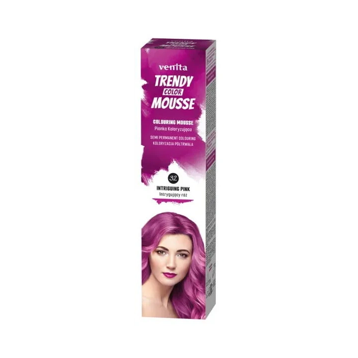 VENITA Trendy Color Mousse pianka koloryzująca 32 Intrygujący Róż 75ml