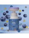HISKIN Kids pianka do mycia rąk i ciała Bath Foam Bluberry Łapka 300ml 