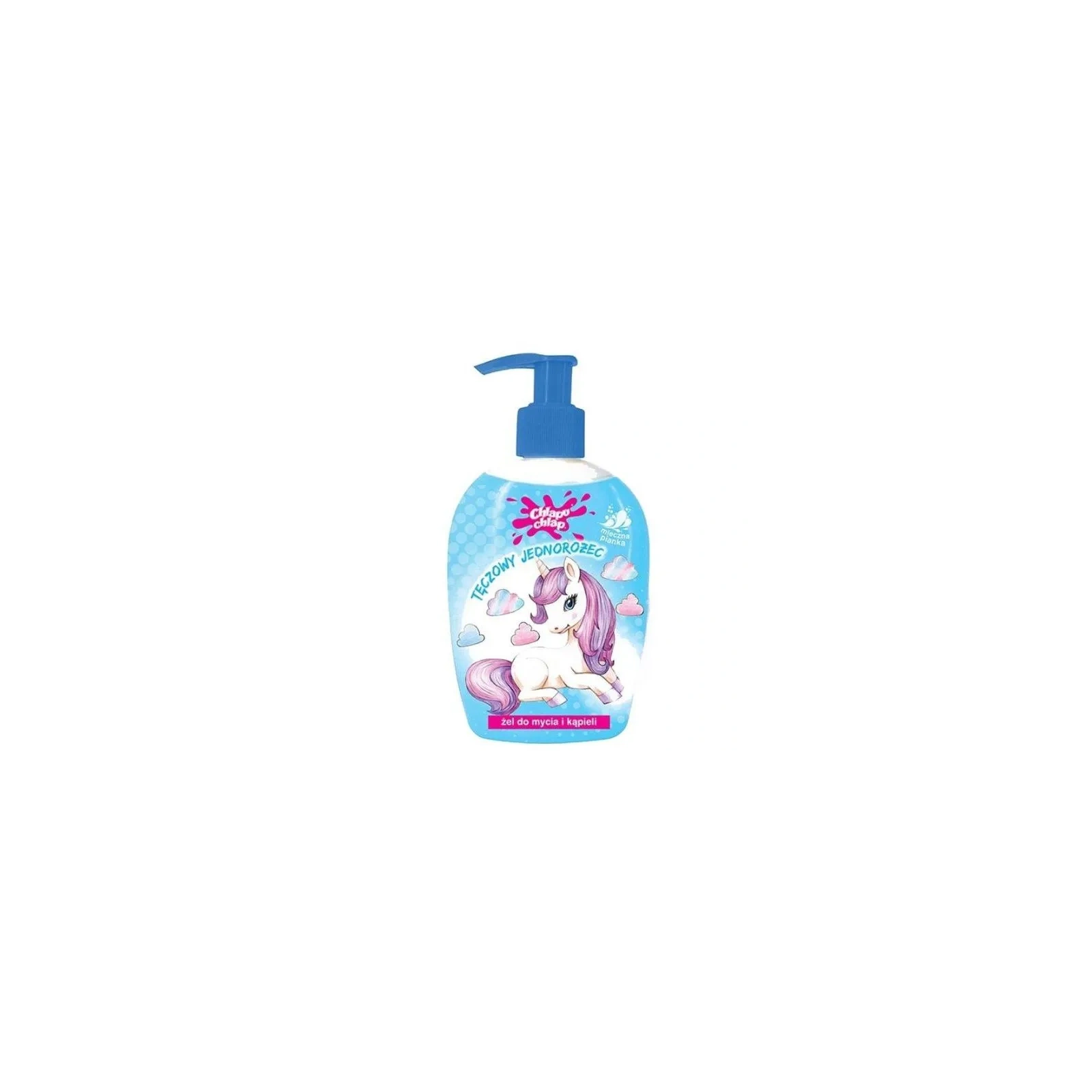 ESTETICA Chlapu Chlap Tęczowy Jednorożec żel do kąpieli Mleczna Pianka 236ml