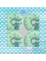 ESTETICA Spa Moments zestaw donutów do kąpieli Pianka Pistacjowa 4x60g