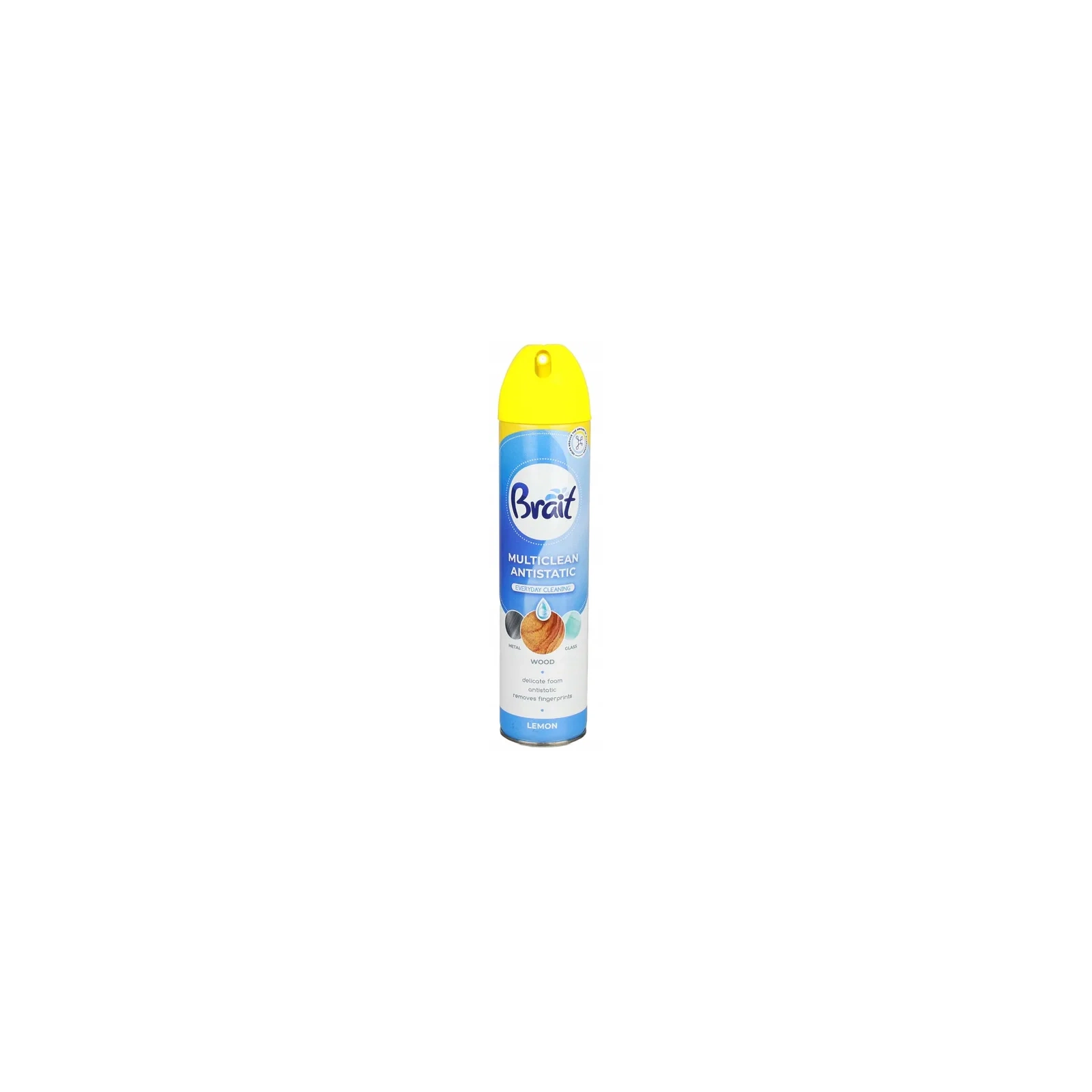 BRAIT Multiclean Antistatic uniwersalna pianka czyszcząca Lemon 300ml