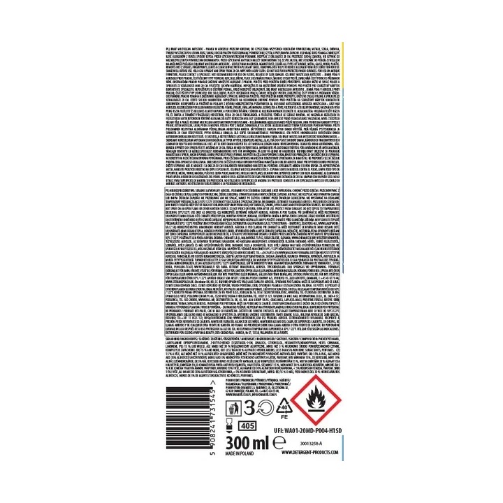 BRAIT Multiclean Antistatic uniwersalna pianka czyszcząca Lemon 300ml
