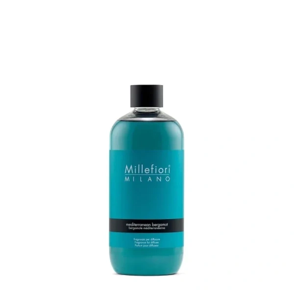 MILLEFIORI MILANO Diffuser uzupełniacz do pałeczek MEDITERRANEAN BERGAMOT 500ml