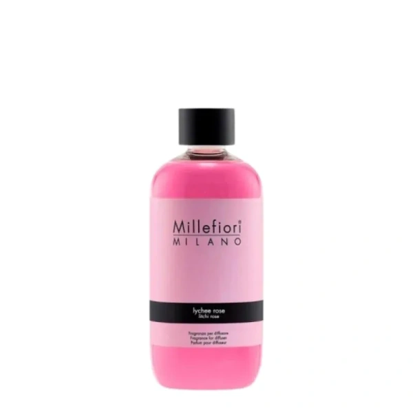 MILLEFIORI MILANO Diffuser uzupełniacz do pałeczek LYCHEE ROSE 500ml