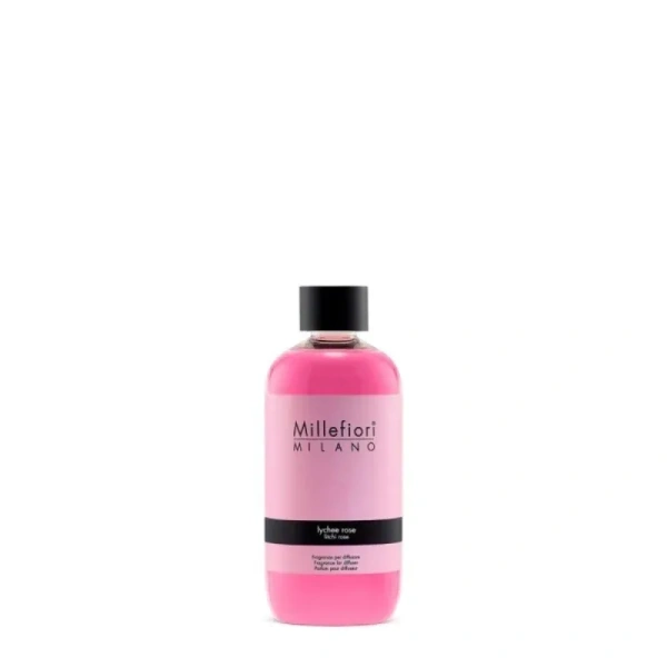 MILLEFIORI MILANO Diffuser uzupełniacz do pałeczek LYCHEE ROSE 250ml