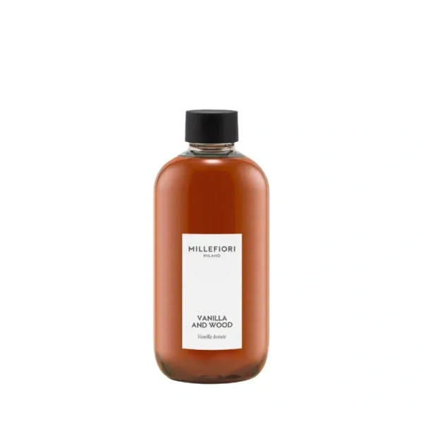 MILLEFIORI MILANO Diffuser uzupełniacz do pałeczek VANILLA & WOOD 250ml