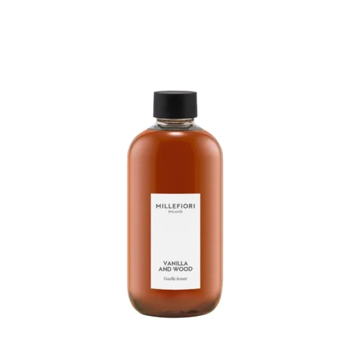 MILLEFIORI MILANO Diffuser uzupełniacz do pałeczek VANILLA & WOOD 250ml