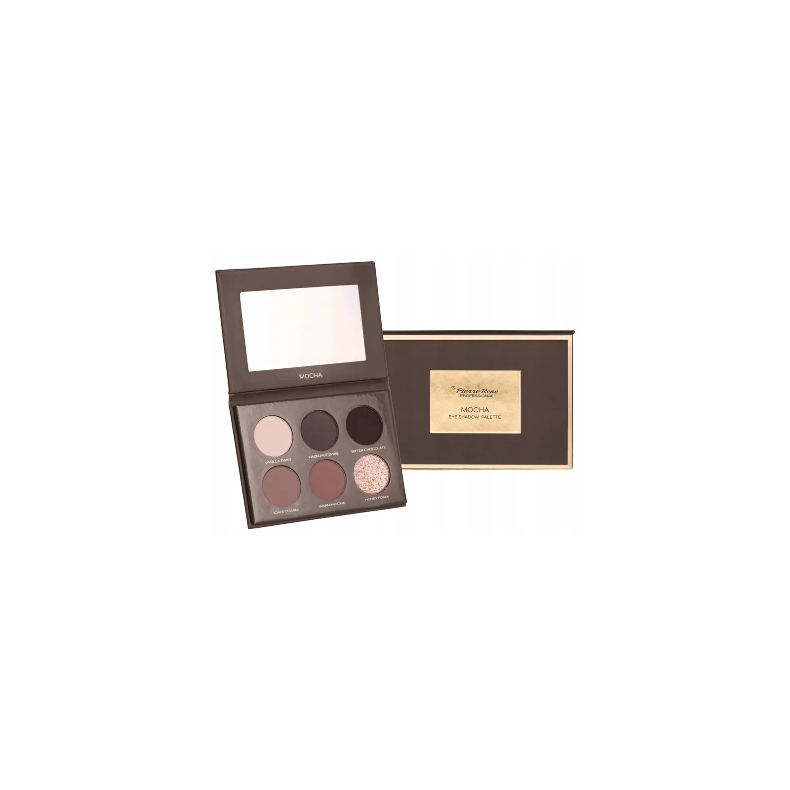 PIERRE RENE Mocha Mousse paletka cieni do powiek Mocha 6x1,3g