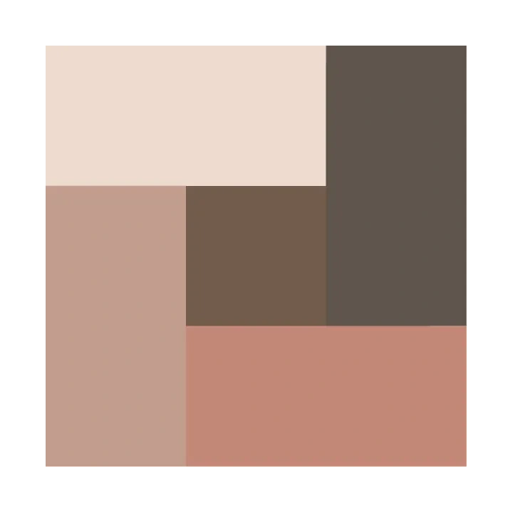 BELL HYPOALLERGENIC Nude Eyeshadow paletka cieni do powiek 03 5g