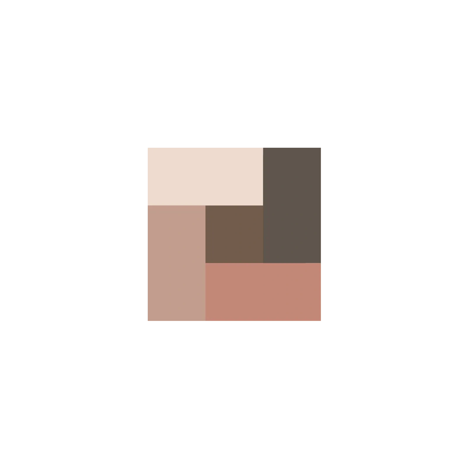 BELL HYPOALLERGENIC Nude Eyeshadow paletka cieni do powiek 03 5g