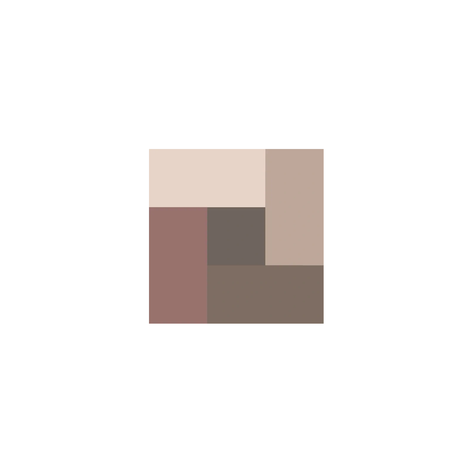 BELL HYPOALLERGENIC Nude Eyeshadow paletka cieni do powiek 01 5g