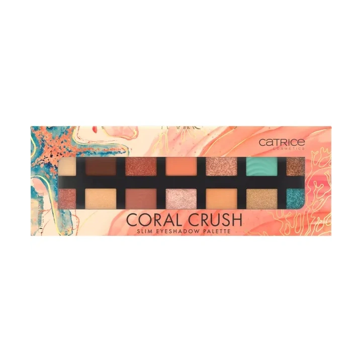 CATRICE Slim Coral Crush paleta cieni do powiek 030 Under the Sea 10,6g 