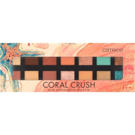 CATRICE Slim Coral Crush paleta cieni do powiek 030 Under the Sea 10,6g 