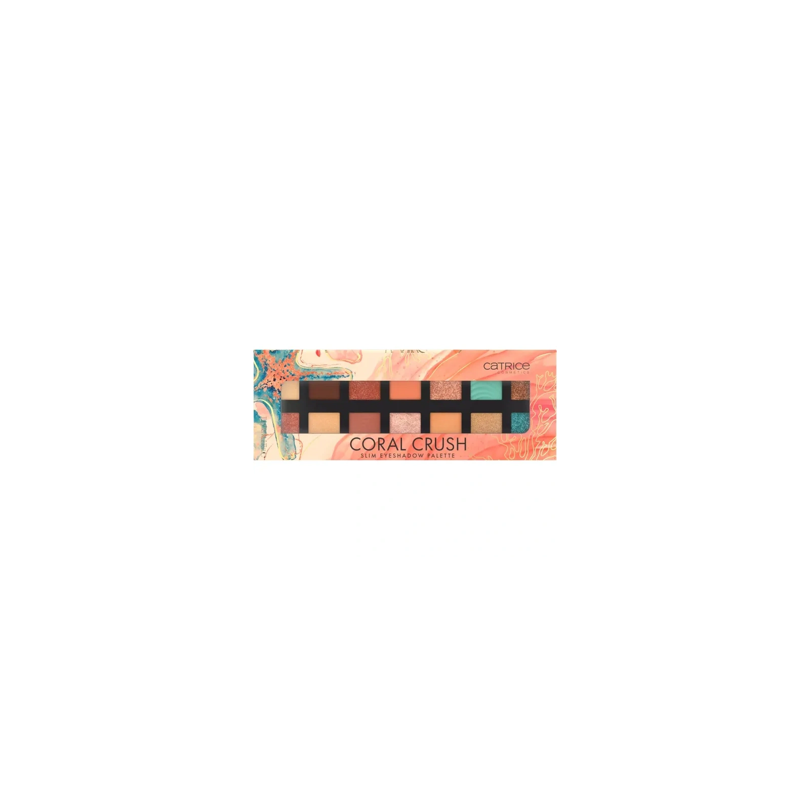 CATRICE Slim Coral Crush paleta cieni do powiek 030 Under the Sea 10,6g 